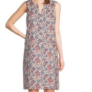 J. McLaughlin Floral Sleeveless Shift Dress Medium